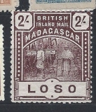 Madagaskar brit pošta růz hodnota