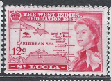 St. Lucia / The West Indies Federation 1958 - různý nom.