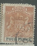 British South Africa company, různý nominál 