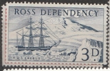 Ross dependency, první emise, různý známkový obraz