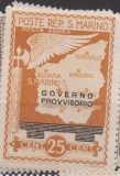 Poste Rep.S.Marino, př. Governo Provvisorio, proviz.vláda - různ.nom.