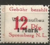 Spremberg N.L., německý lokál 1945, různý nominál