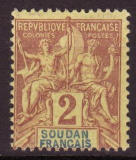 Soudan Francais RF Colonies Postes růz nom