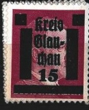 Německo, lokál 1945 pro okres Glauchau, růz nom
