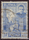 Burma Postage (mapa)	 růz nom			