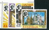Zanzibar Uhur - provizorní přetisk Jamhuri 1964 - různý obraz