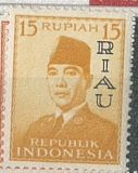 RIAU, př. na Indonesia, různý nominál