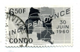 Congo nezavislost 1960 definitivni znamka