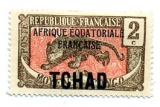 Tchad  pretisk na zn. Afrique equatoriale francaise
