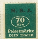 Nynasbanan, švédská železniční balíková zn.
