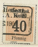 Altona-Kaltenkirchen Eisenbahn, něm. železniční balíková pošta, 1905-1920