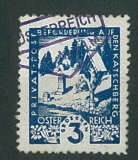 Katschberg, 1933, rak. příplatková zn., Mi.č.I - 2. kvalita (lom)