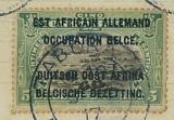 belgická okupace vých. Afriky - výstřižek, razítko Tabora! různý nom.