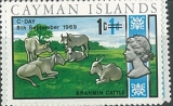 Cayman Islands, př. nové měny + C - currency day 8th September 1969, různá známk