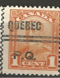 Kanada precancel QUEBECK/P.Q.