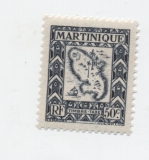 Martinique doplatní mapa ostrova