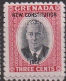 Grenada, př. NEW CONSTITUTION 1951, různý nominál