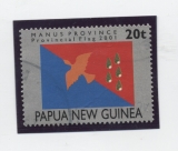 Manus provincie Papua New Guinea + znak provincie , ražená 