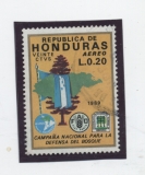 Republica de Honduraca + letecká + vlajka země 