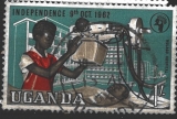 Uganda Independence 9th Oct 1962, různý nominál a obraz