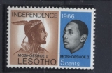 Lesotho nezávislost 1966 + panovník