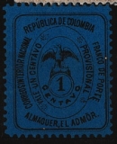 ALMAGUER, Kolumbie 1891