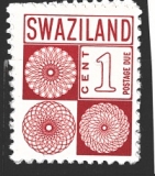 Swaziland, doplatní, stejná známka