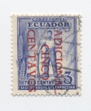 Ecuador + měnový přetisk