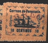 Venezuela, Mariňo, Velká písmena 1903 - různý nom.
