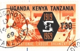 Uganda, Kenya, Tanzania - výstřižek, různý nominál