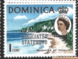 Dominica, př. ASSOCIATED STAATEHOOD, stejná zn.