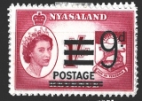 Nyasaland, př. Měny + POSTAGE, různý nominál