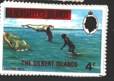 The Gilbert Islands, př. na Gilbert & Ellice Islands, různá známka