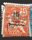 Maroc měna a protectorate růz nom