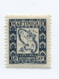 Martinique, doplatní + mapa ostrova