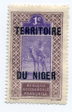 TERRITOIRE DU NIGER přetisk na zn. HAUT Senegal et NIGER A.O.F.