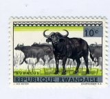 Republique Rwandaise , měnový přetisk + na zn. Ruanda Urundi