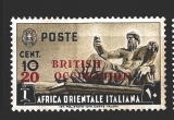 British occupation na Italských známkách, 1941, II. kvalita