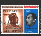 Lesotho INDEPENDENCE 1966, různý nom.