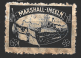 Marshall Island, Německo 1921, smuteční viněta 