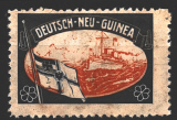 New Guinea, Německo 1921, smuteční viněta 