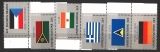 sestava vlajek členských států OSN - 6 ks