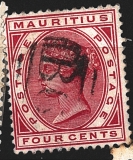 Mauritius užitý na Seychelách B 64 málo běžné