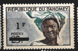 Republique Dahomey, př. nové měny (CFA na kolonial.frank)