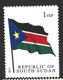Jižní Súdán, zn. 1.emise, stejná zn.