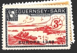 Guernsey - Sark, lokál.loďní pošta, různá známka