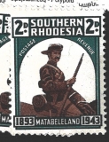 Jižní Rhodesie-Matabeleland (50 let Matabelska pod britskou správou) stejná zn.