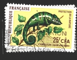 Reunion, název Republique Francaise + měna CFA, stejná známka