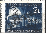 Slovenija, př. na Provinzia Laibach, (část Jugoslávie), 1945, různý nominál
