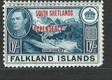 South Shetlands, př. na Falkland Islands, různý nom.